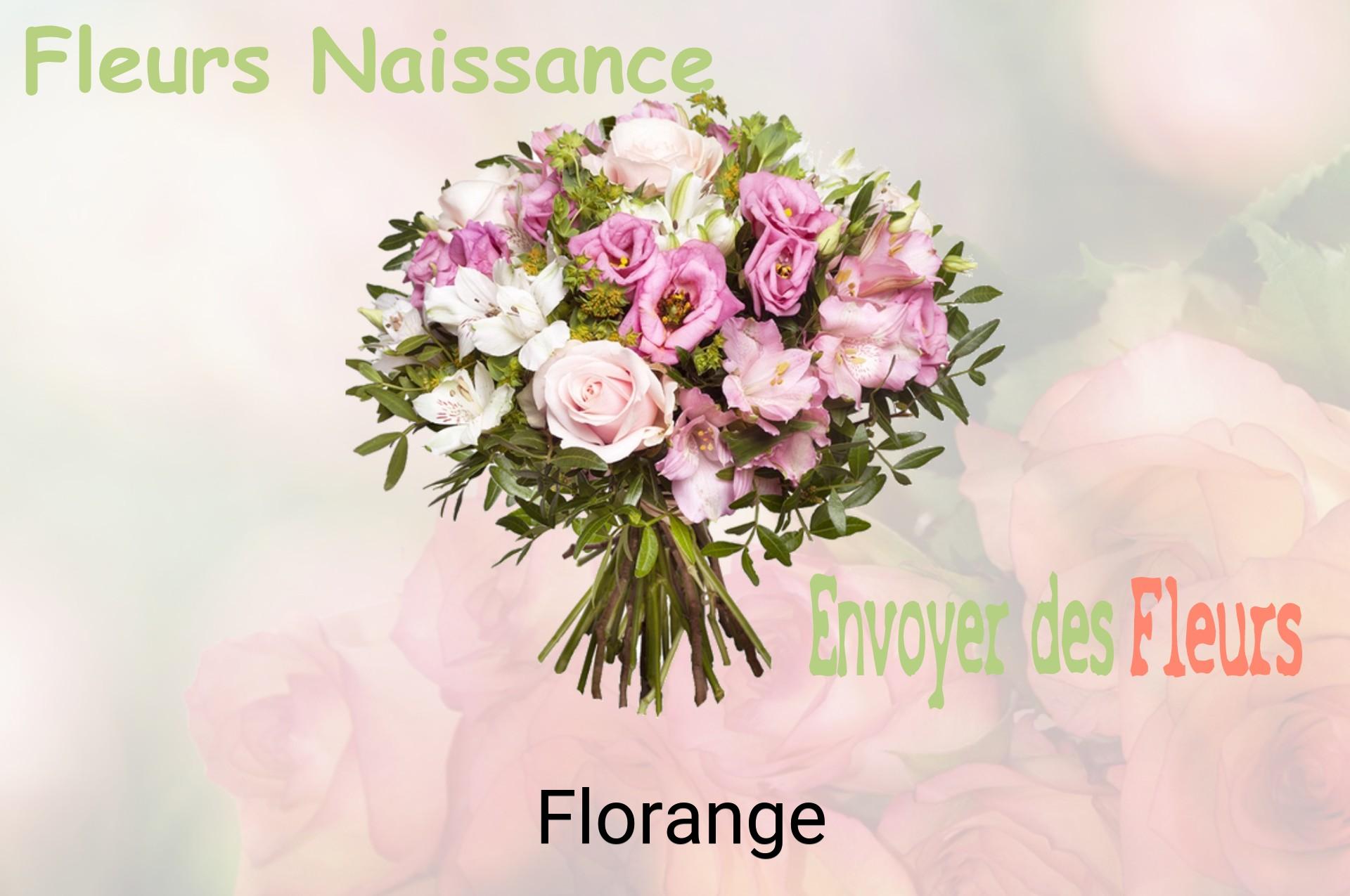 Bouquet de fleurs de naissance livré à Florange